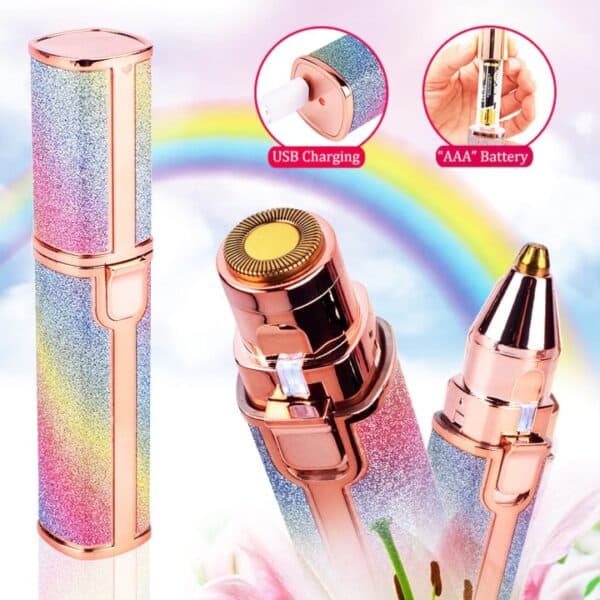 Tondeuse Sourcils & Visage 2-en-1 Rechargeable