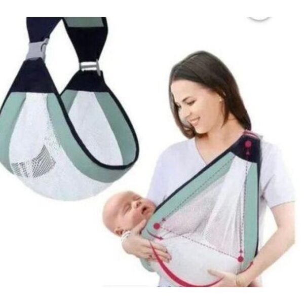 Sac porte-bébé ergonomique et respirant, écharpe de portage pour confort parental3