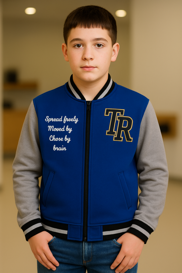 Veste bleu tendance pour garçon