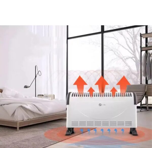 Chauffage électrique domestique IRONIX convecteur 2000W blanc (mobile)
