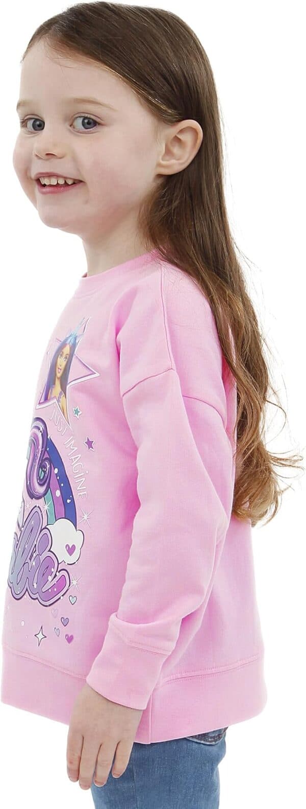 Sweat-shirt Barbie Licorne Rose pour Fille (8–14 ans)