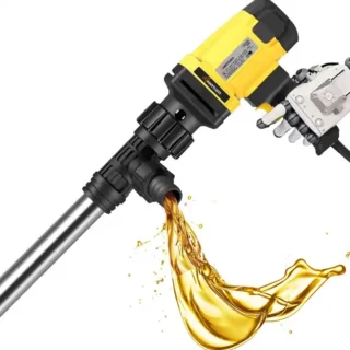 Pistolet électrique pour application d'huile, idéal pour lubrification et entretien industriel, avec jet précis et efficace.