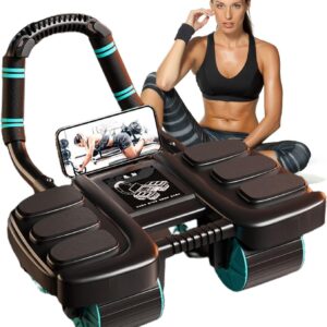 Roue Abdominale 4 Roues avec Tapis