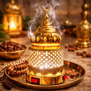 Encensoir électrique oriental lumineux – Diffuseur de bakhoor