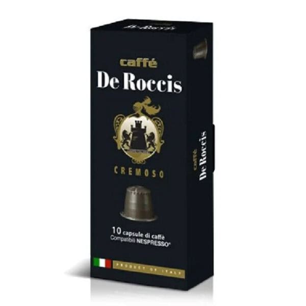 Paquet De 10 Capsules Caffé De Roccis Cremoso