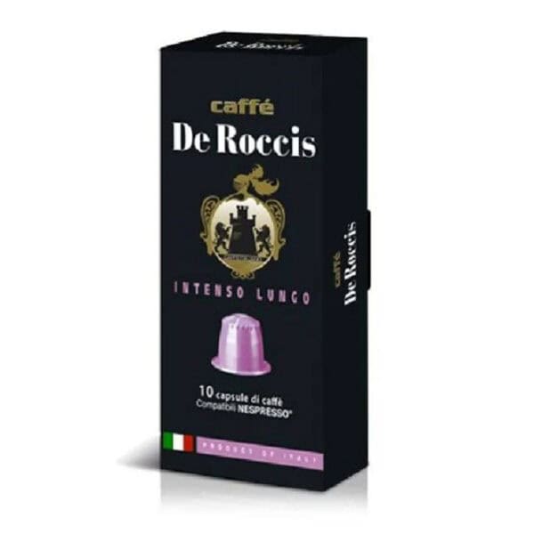 Paquet de 10 capsules caffé de Roccis Lungo