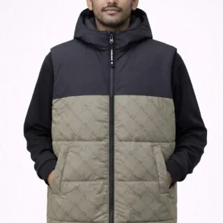 Doudoune Vert sans manches Homme