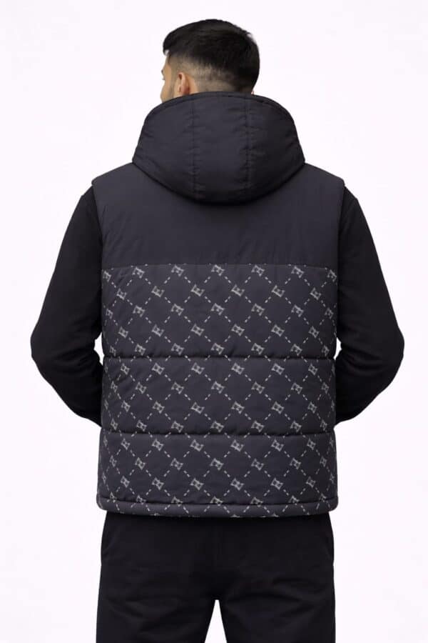 Doudoune Noir sans manches Homme