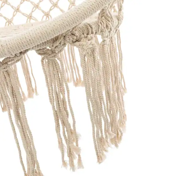 hamac suspendu macramé