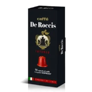 Paquet De 10 Capsules Caffé De Roccis Intenso