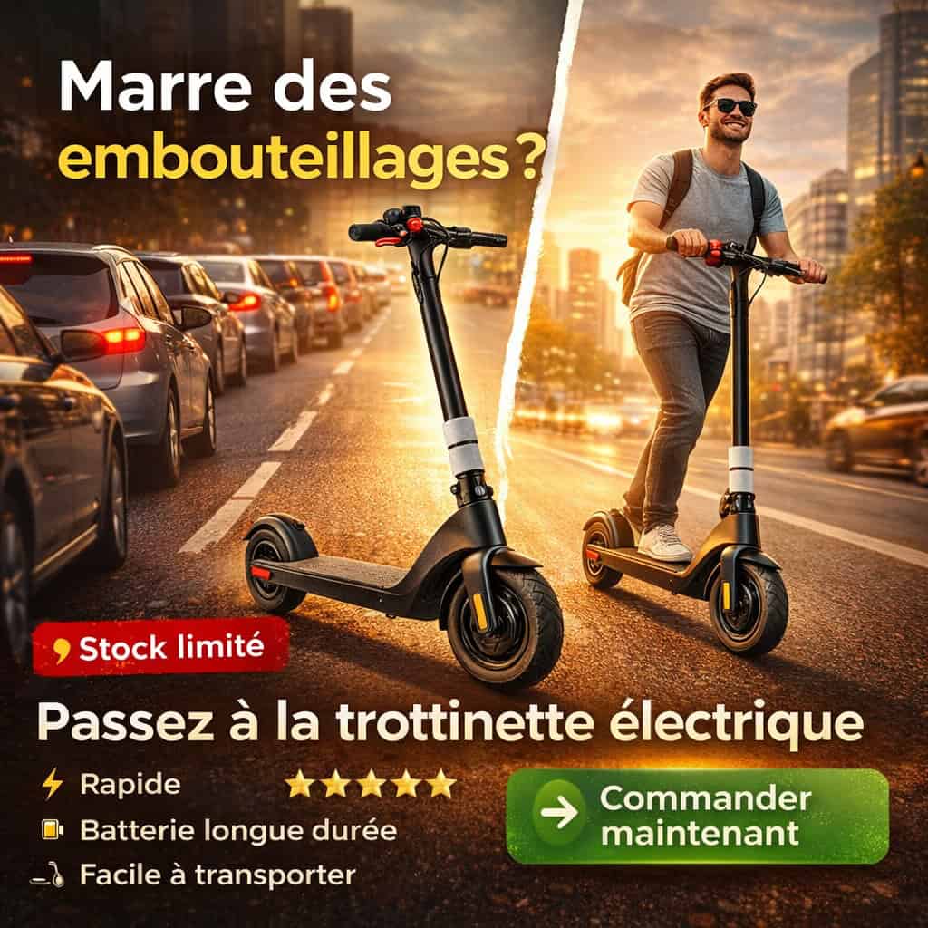 Trottinette électrique moderne
