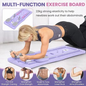 Planche de Pilates Pliable et Multifonctionnelle