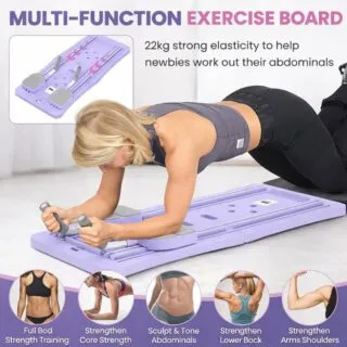 Planche de Pilates Pliable et Multifonctionnelle