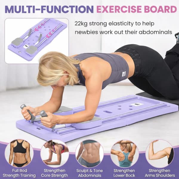 Planche de Pilates Pliable et Multifonctionnelle