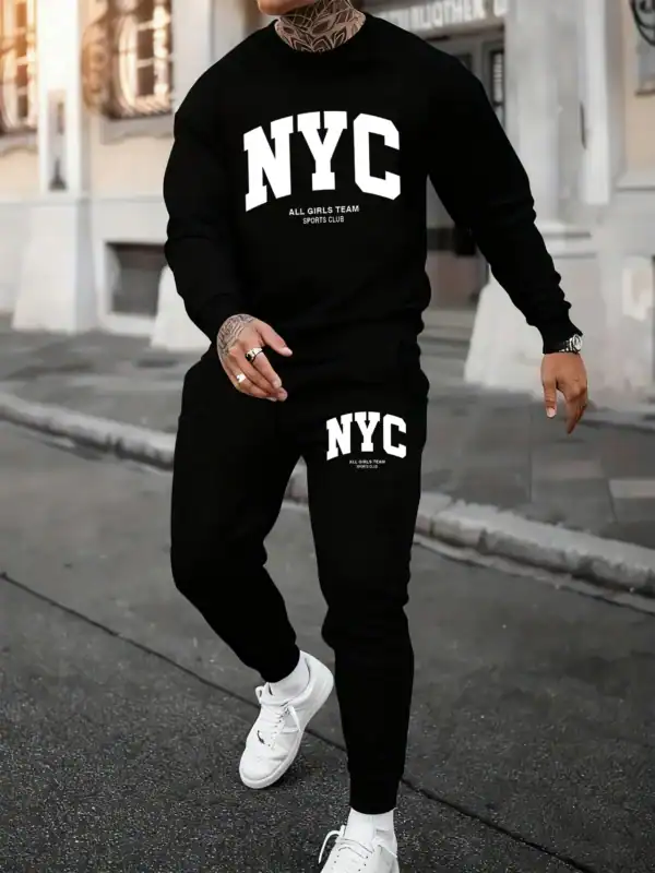 Ensemble Streetwear NYC Homme