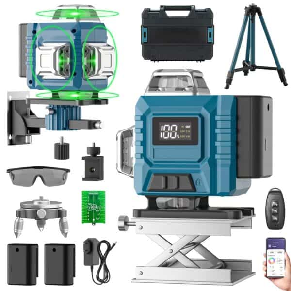 Niveau Laser 4D 360° Autonivelant – Mesure Précise et Polyvalente