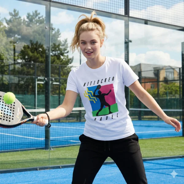 T-shirt Padel Rétro