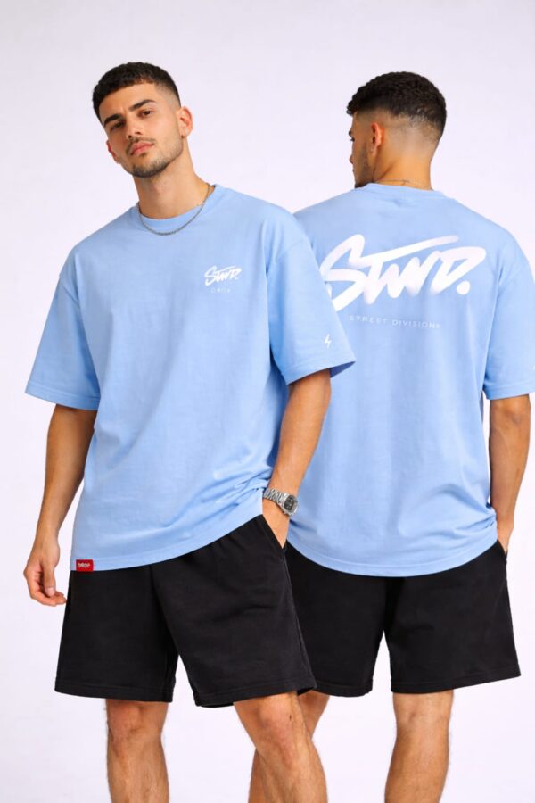 Ensemble STWD Bleu Homme 100% Coton | Short + T-shirt Tunisie