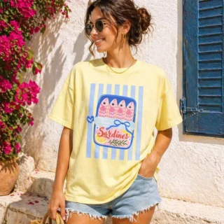 Tshirt Oversize Sardines Sweet Oversize