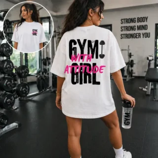 Tshirt Oversize Gym Attitude Oversize