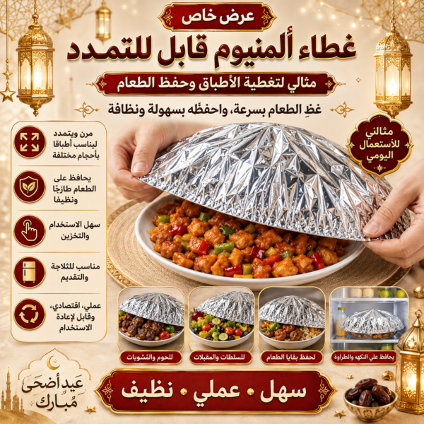 Lot de 10 housses isolantes en film d’aluminium pour plats chauds