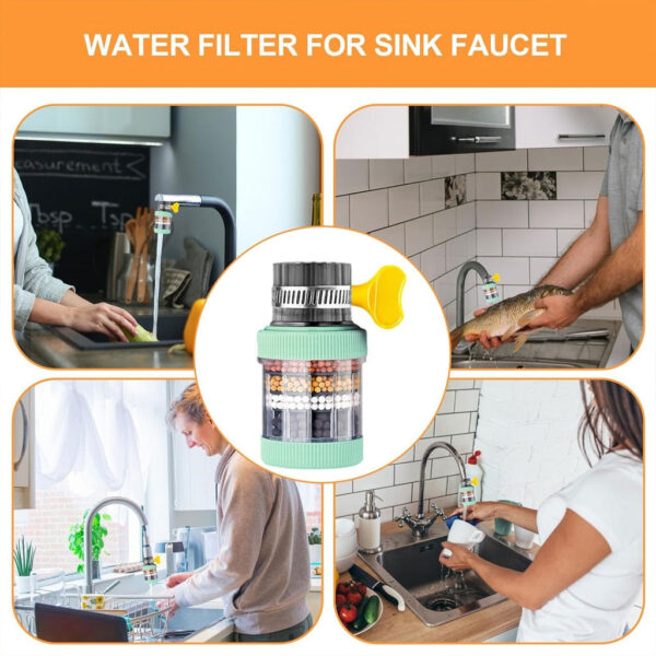 Filtre robinet avec système anti-éclaboussures