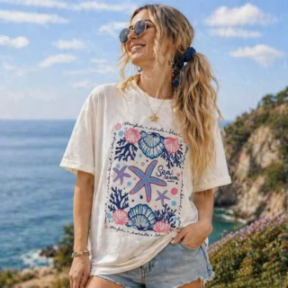 Tshirt Oversize Sea Shell Dream Oversize