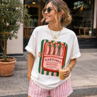 Tshirt Oversize Sardines Pop Style