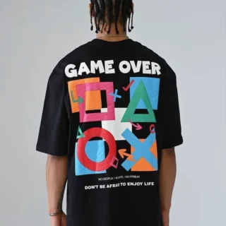 Tshirt oversize GAME OVER