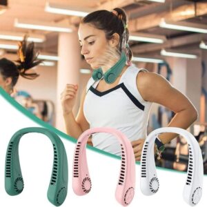 Ventilateur de cou sans fil rechargeable USB silencieux