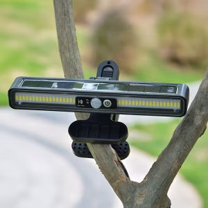 Lampe solaire LED extérieure à pince 36 LED avec détecteur de mouvement