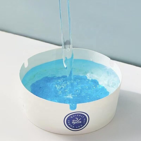 Cendrier jetable haut de gamme avec gel