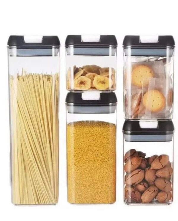 Ensemble de 5 boîtes de conservation alimentaires