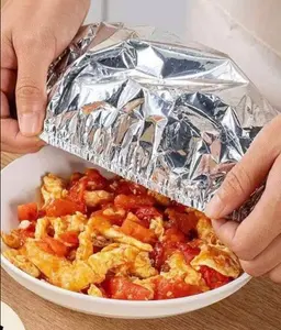 Lot de 10 housses isolantes en film d’aluminium pour plats chauds