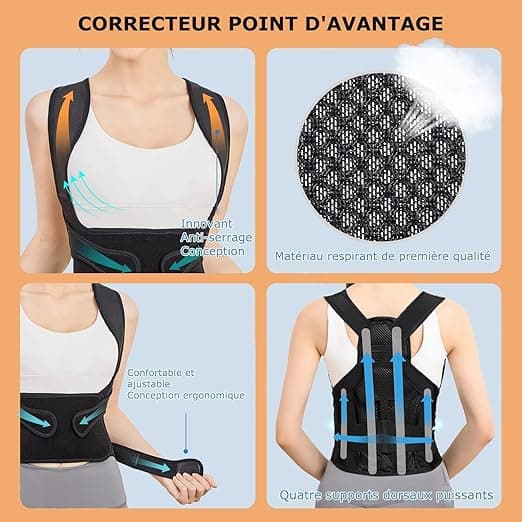 Correcteur de Posture du Dos pour Femme