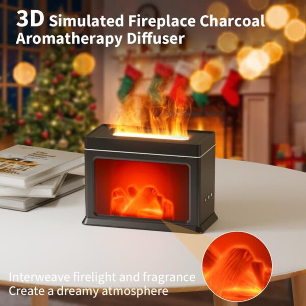 Diffuseur de fumée 3D effet cheminée