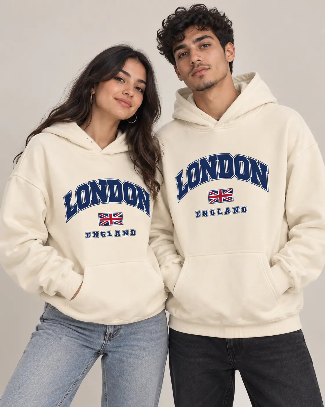 Capuche London England Unisexe