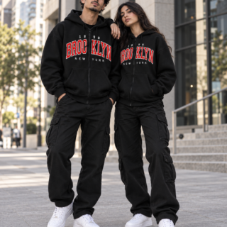 Sweat à Capuche Brooklyn avec Fermeture
