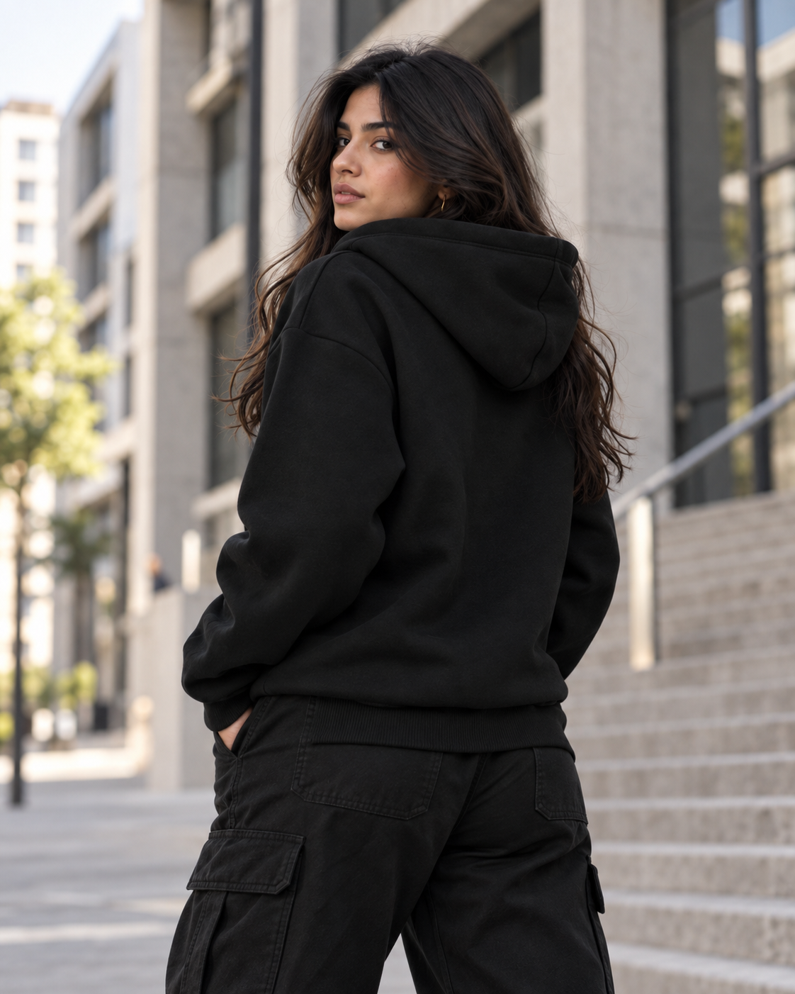 Sweat à Capuche Brooklyn avec Fermeture