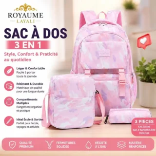Sac à dos 3-en-1 pour la rentrée scolaire