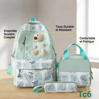 Cartable et sac à dos 3-en-1 pour la rentrée scolaire