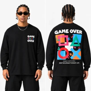 Tshirt Game Over Manches Longues